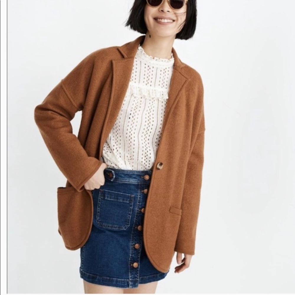 Madewell blazer cardigan